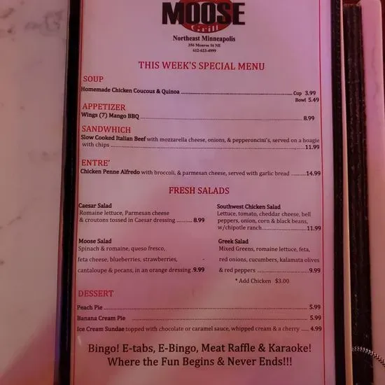 Menu 3