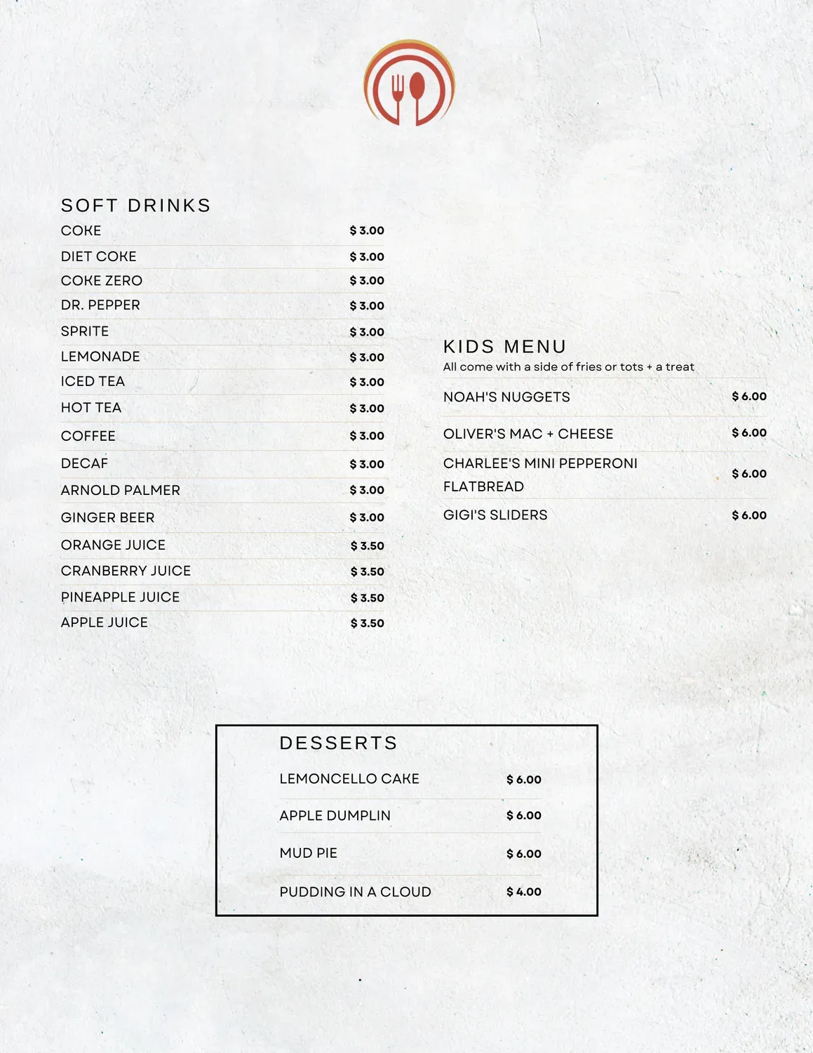 Menu 3