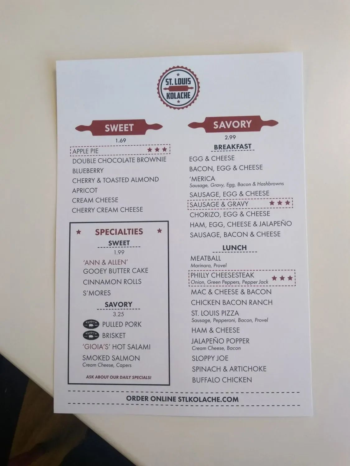 Menu 2