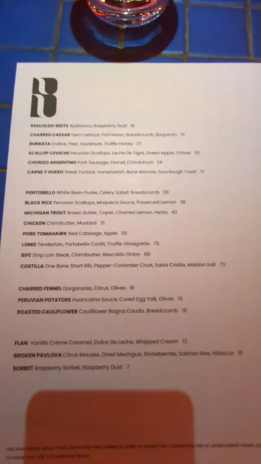 Menu 3