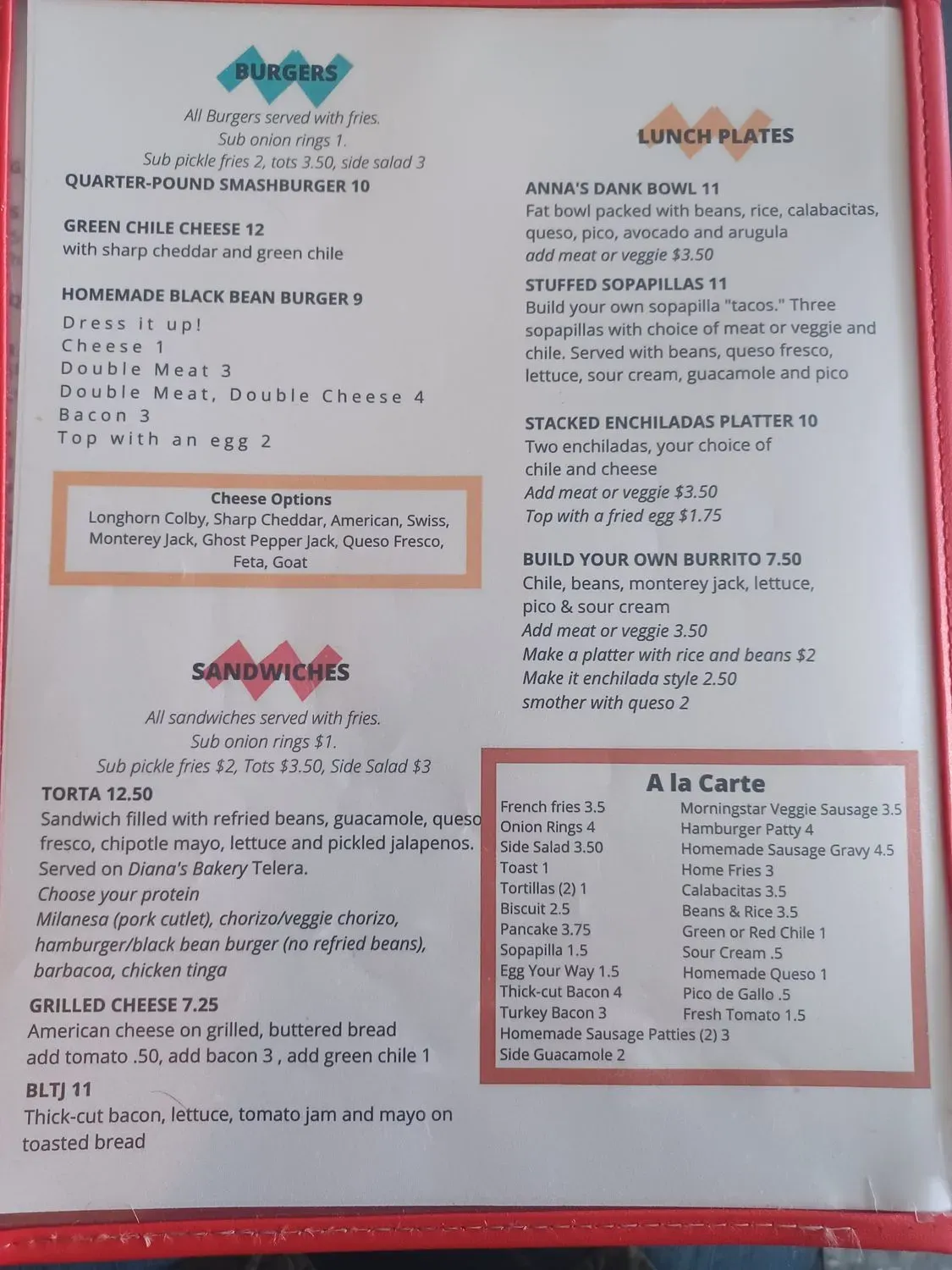 Menu 3