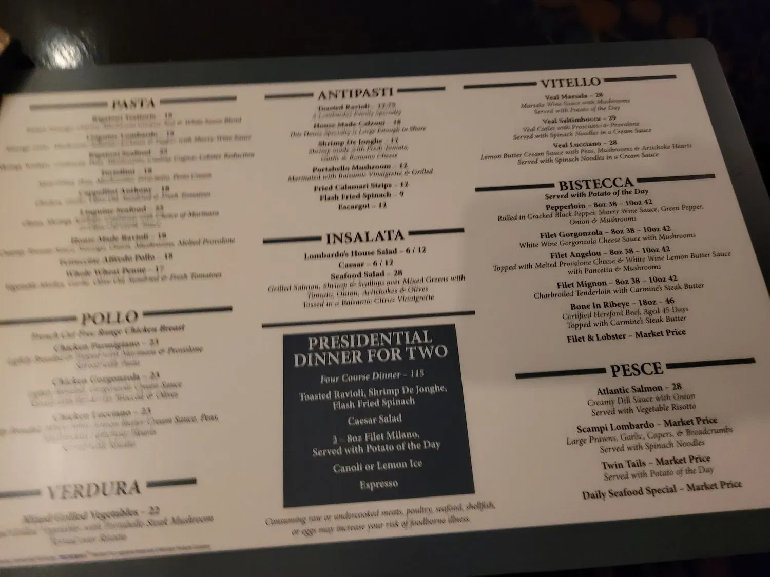 Menu 4