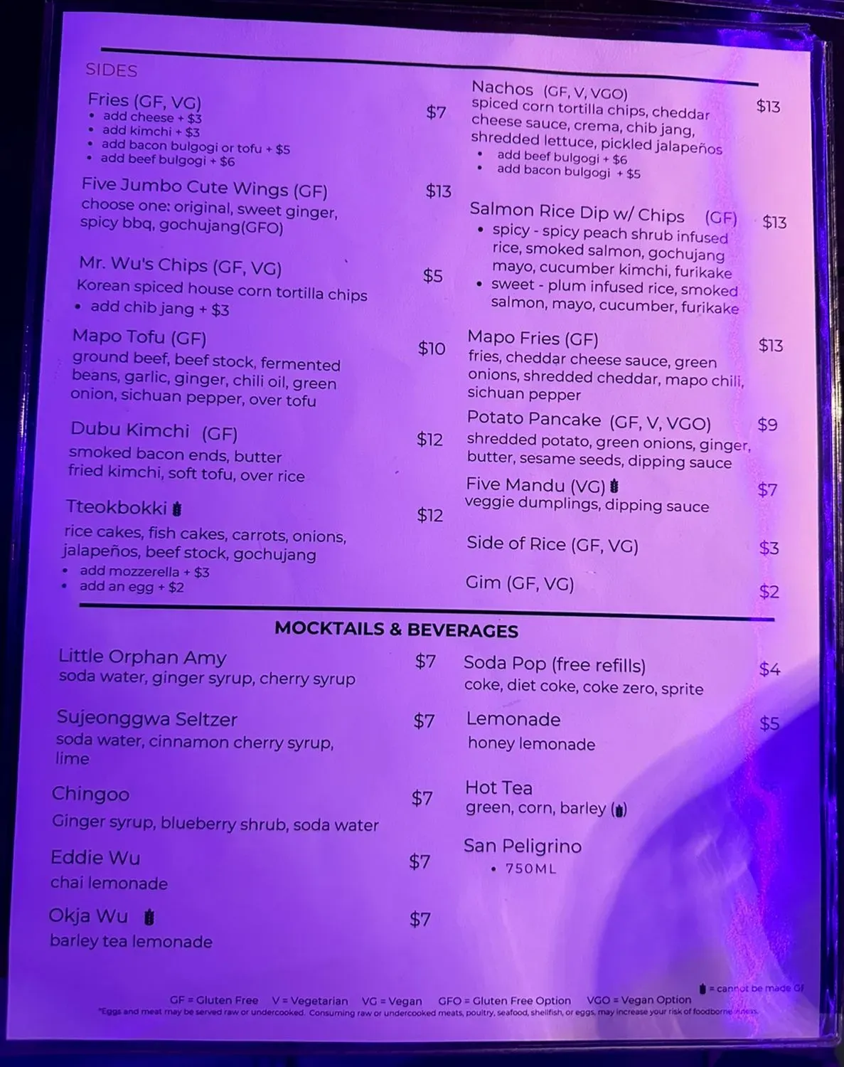 Menu 4