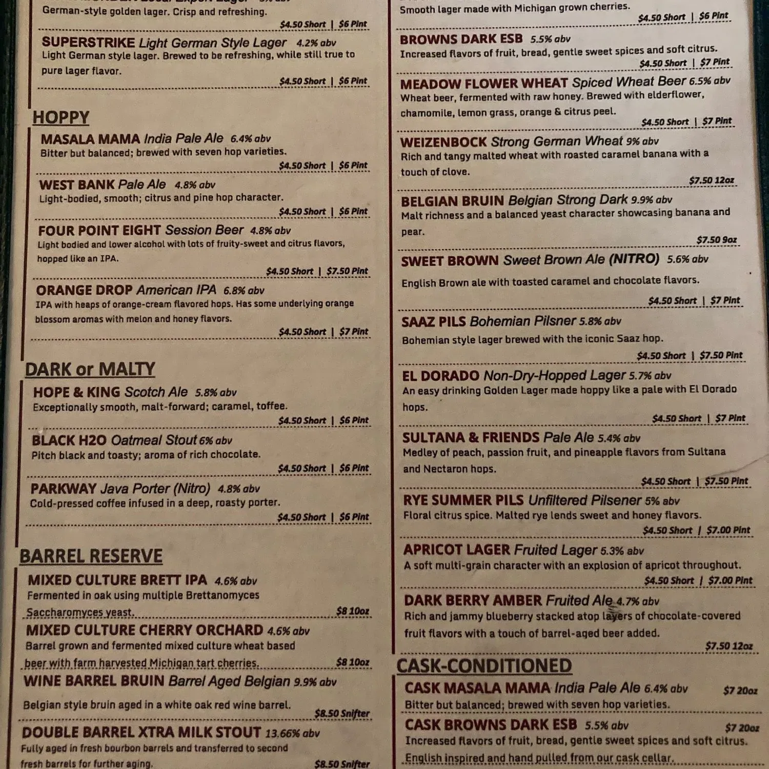 Menu 2