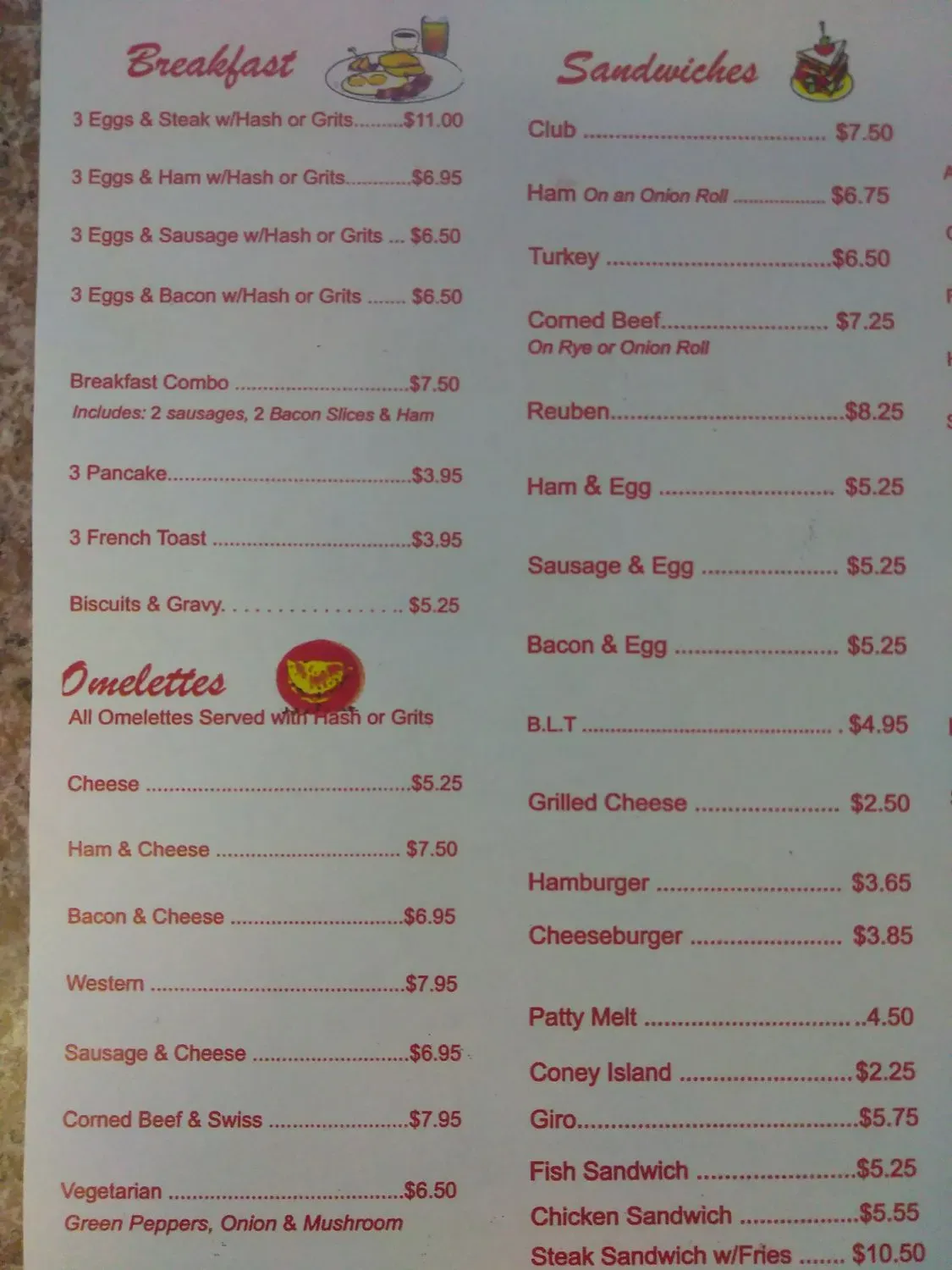 Menu 3