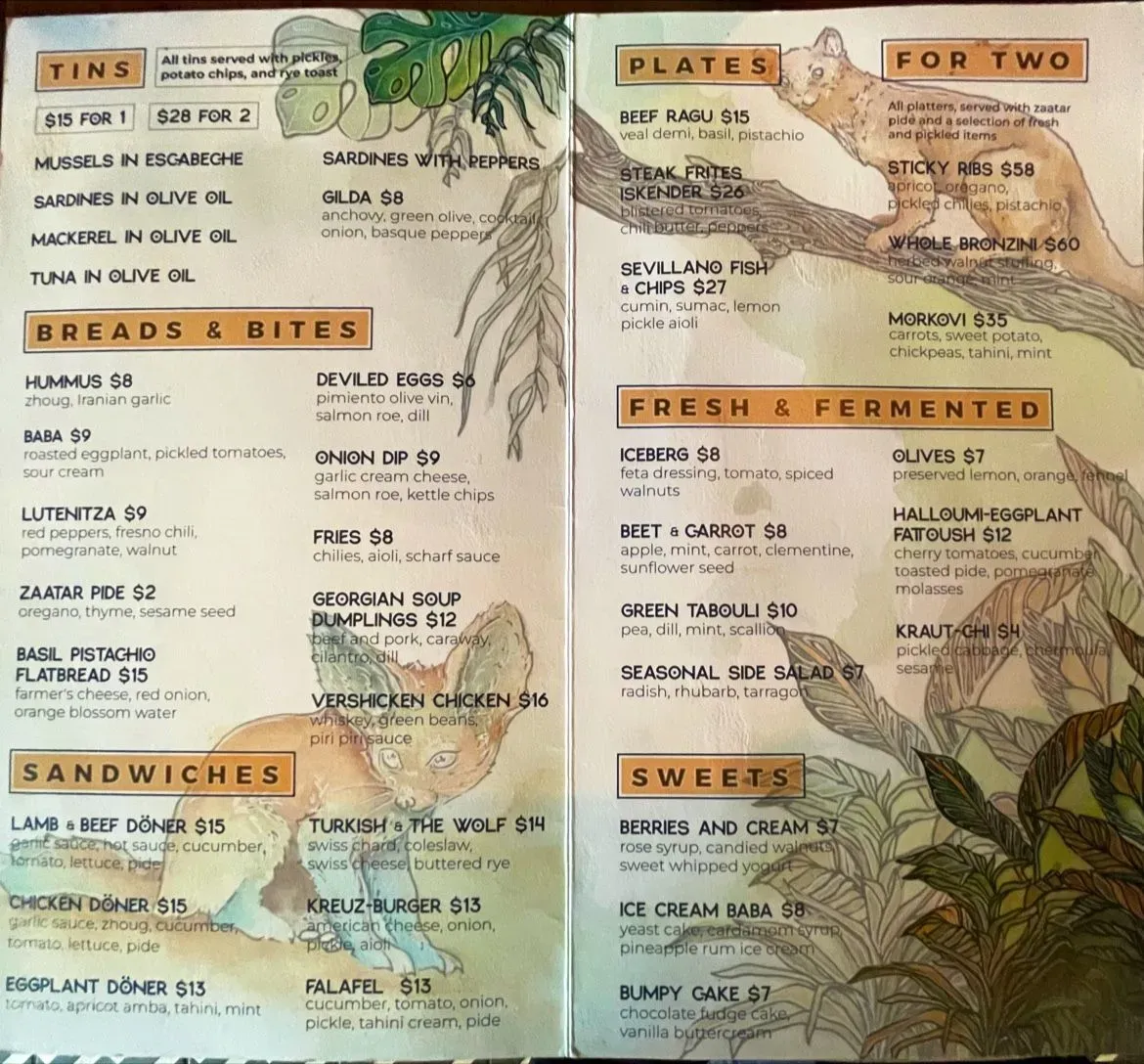 Menu 2