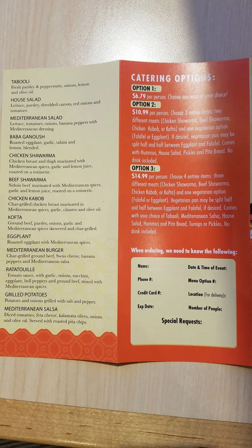 Menu 3