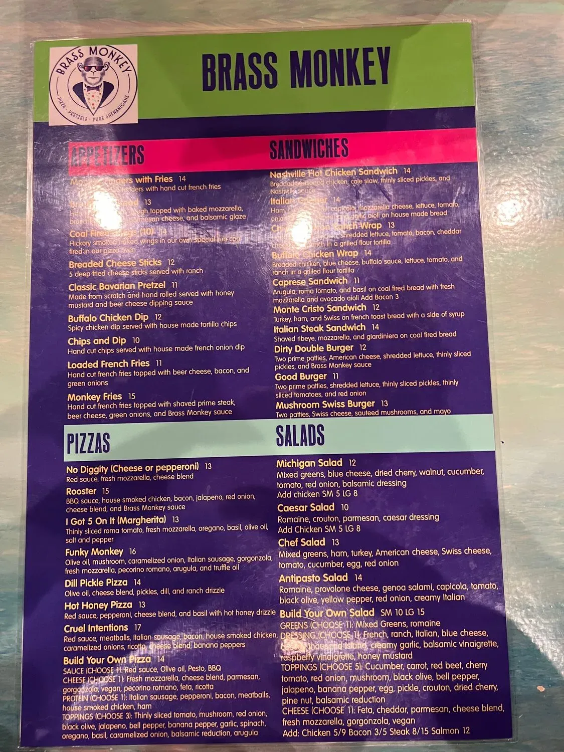 Menu 4