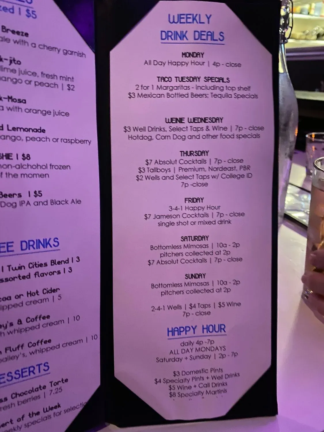 Menu 4