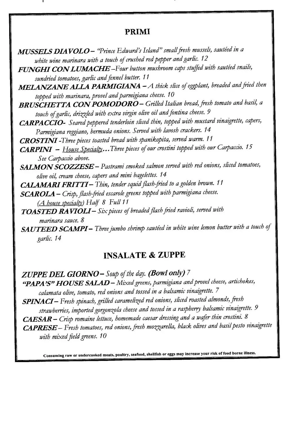 Menu 3