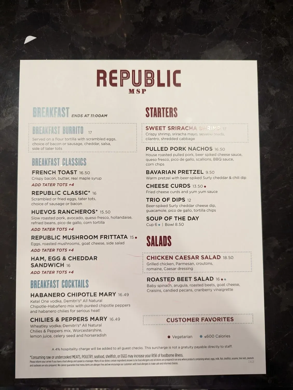 Menu 3