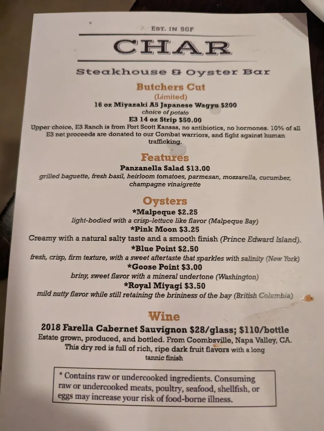 Menu 6