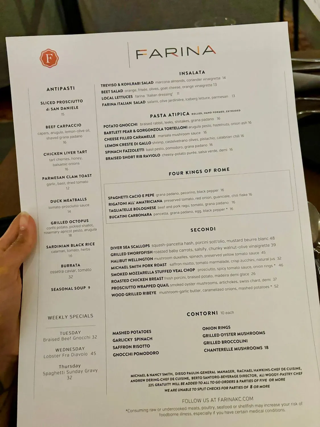 Menu 4