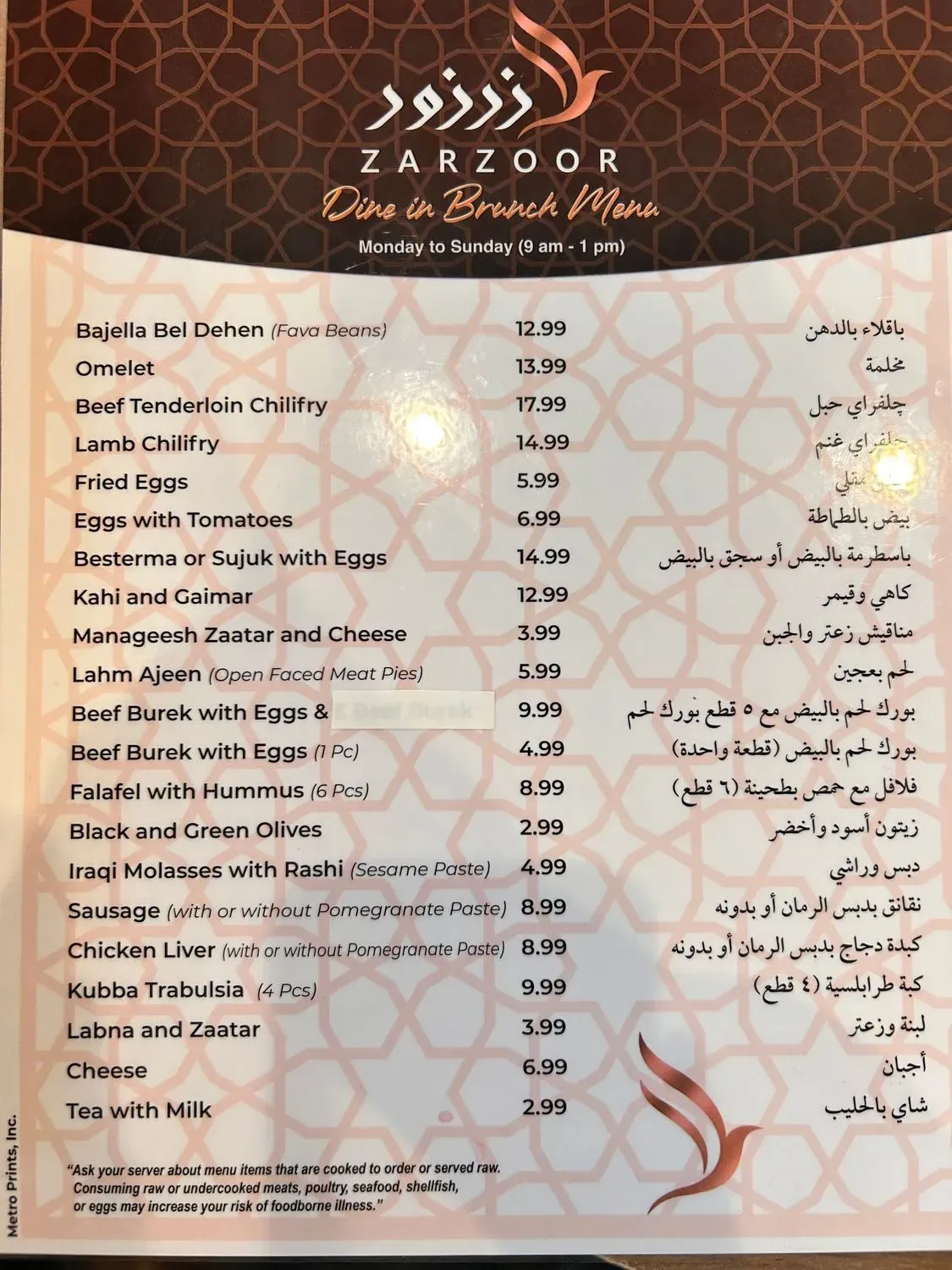 Menu 4