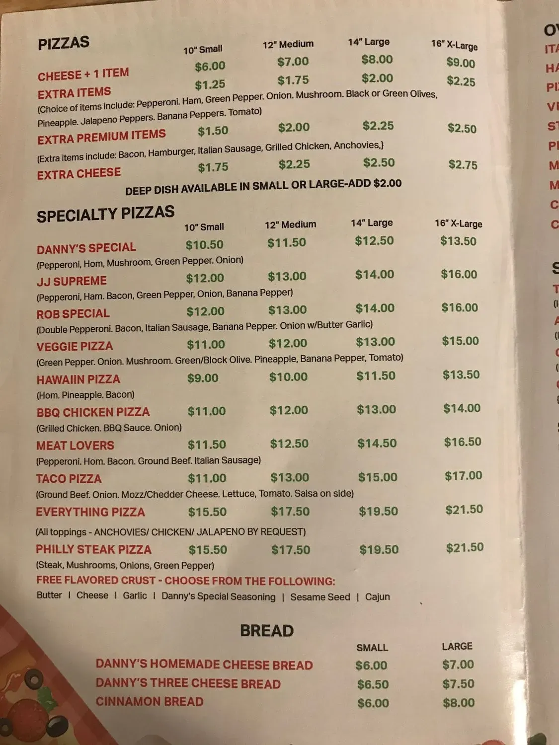 Menu 6