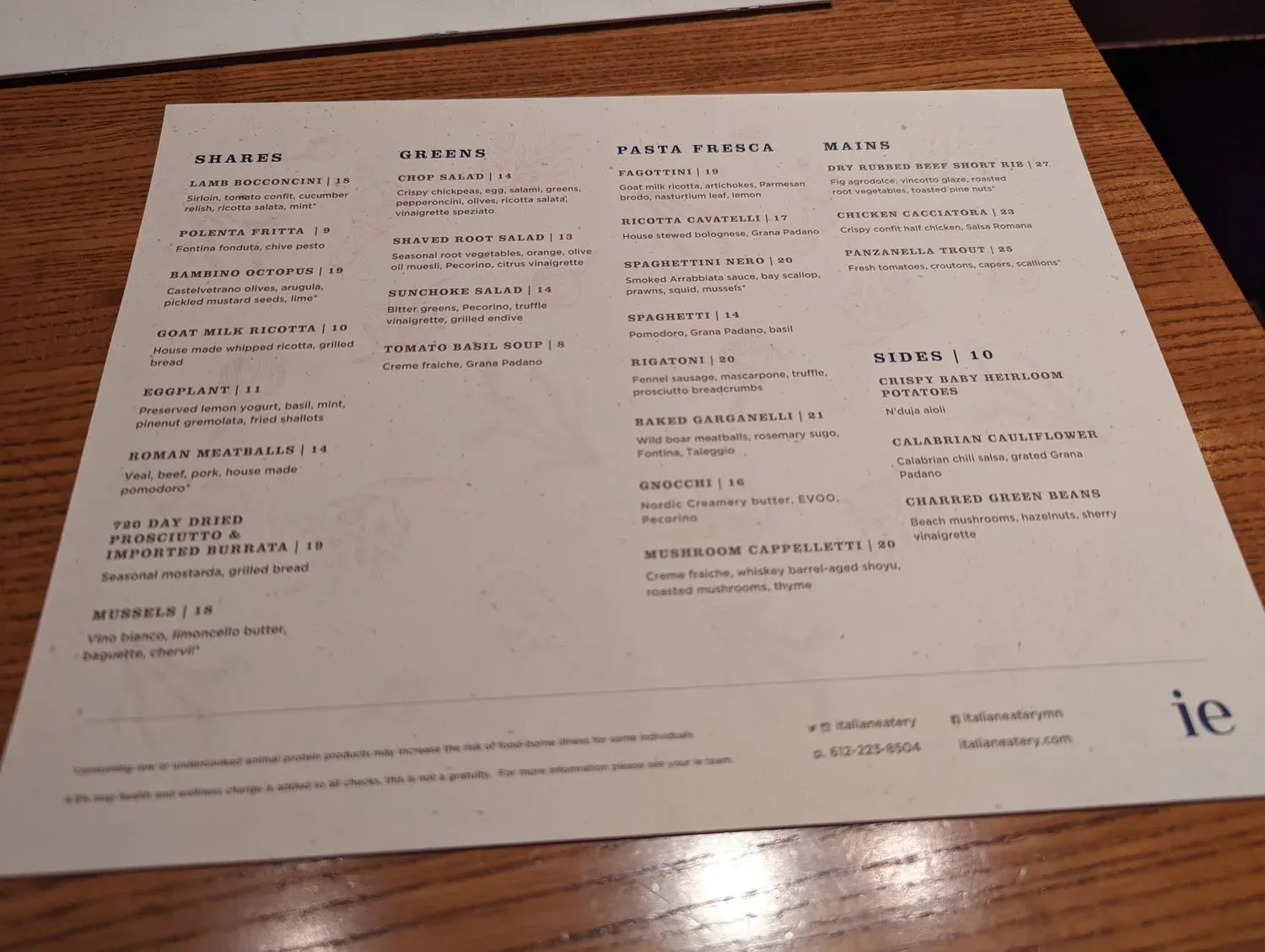 Menu 6