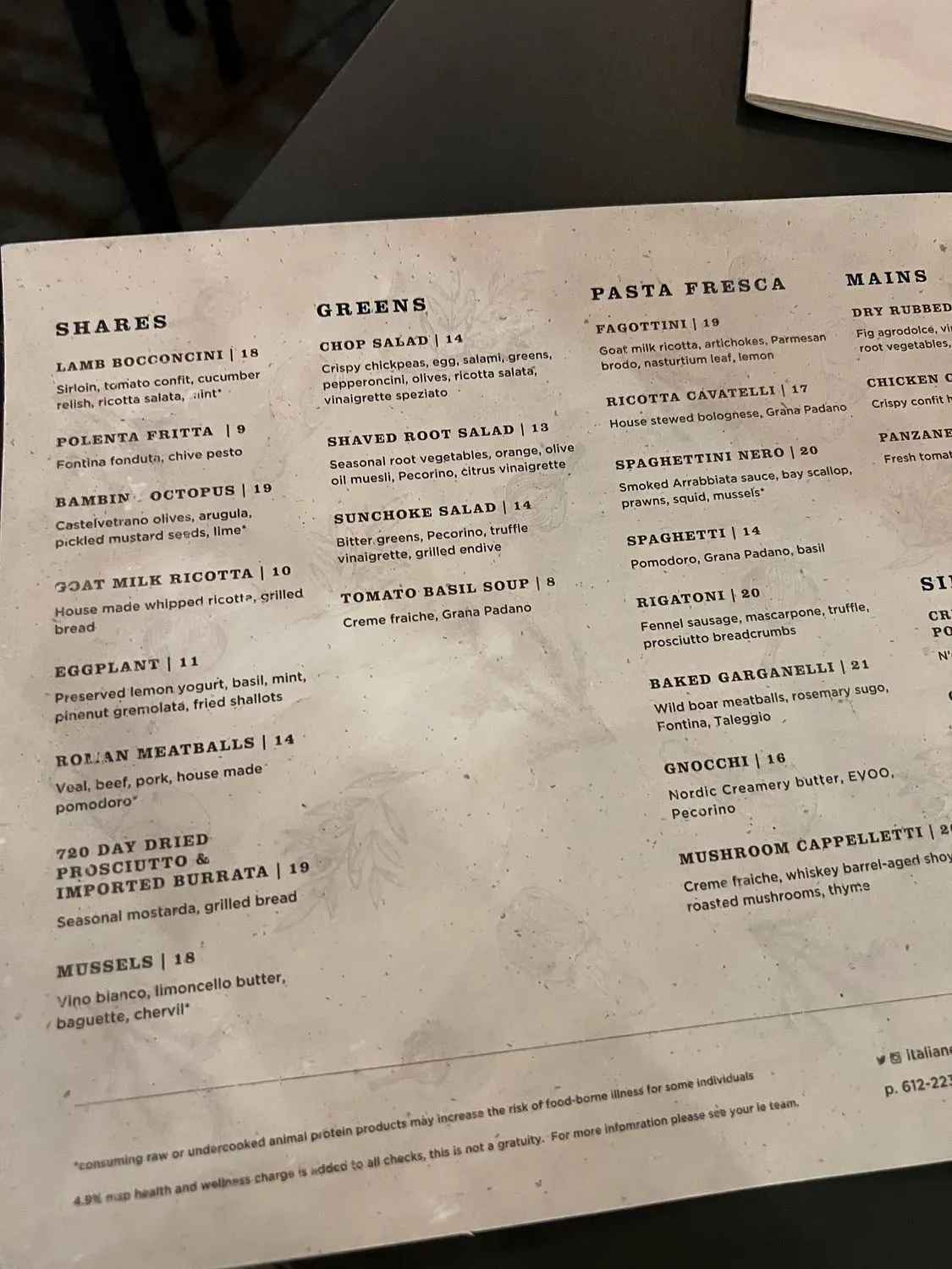 Menu 4