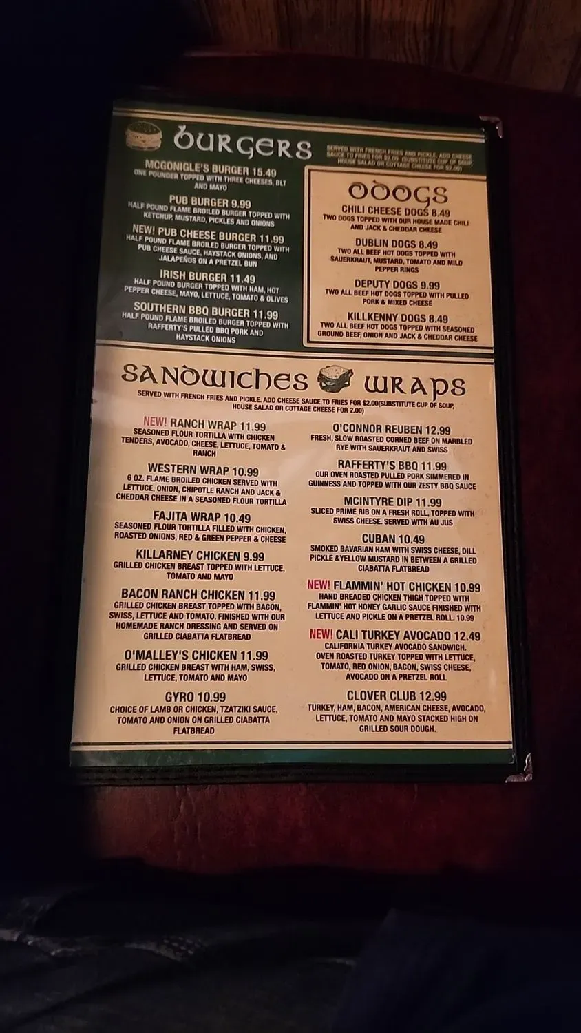 Menu 4