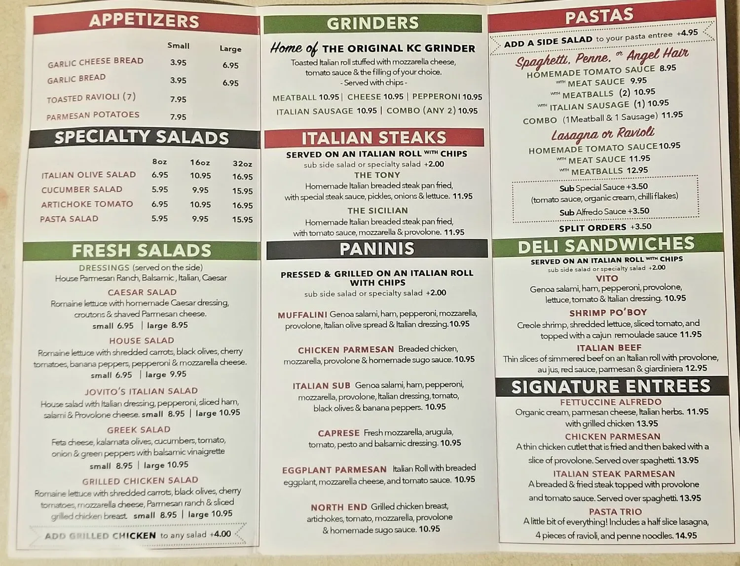 Menu 4