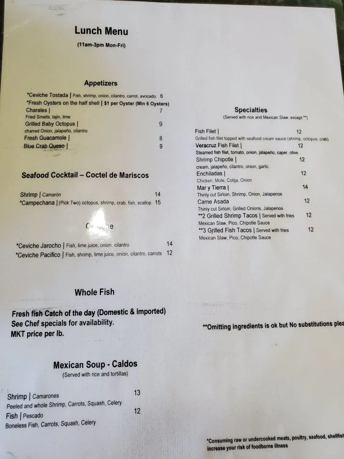 Menu 5