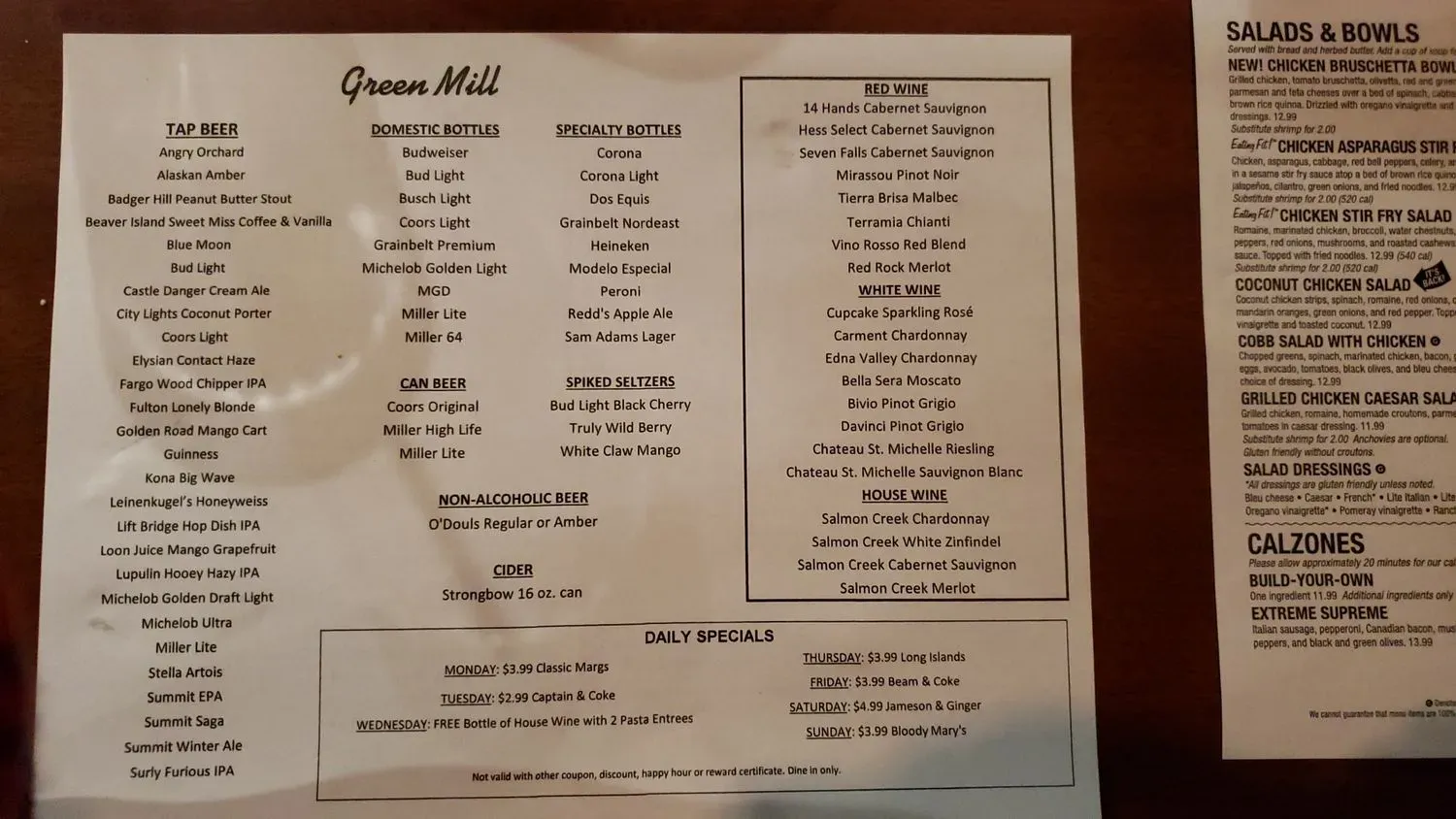 Menu 4