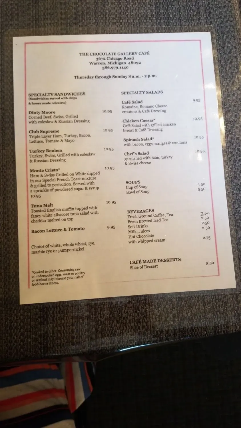 Menu 3