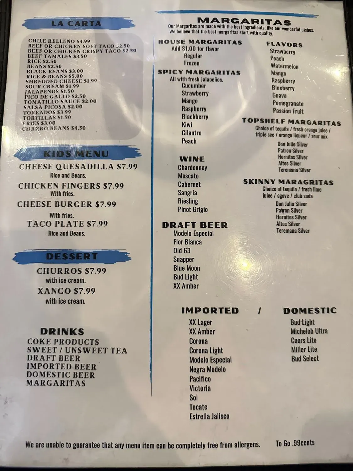 Menu 4