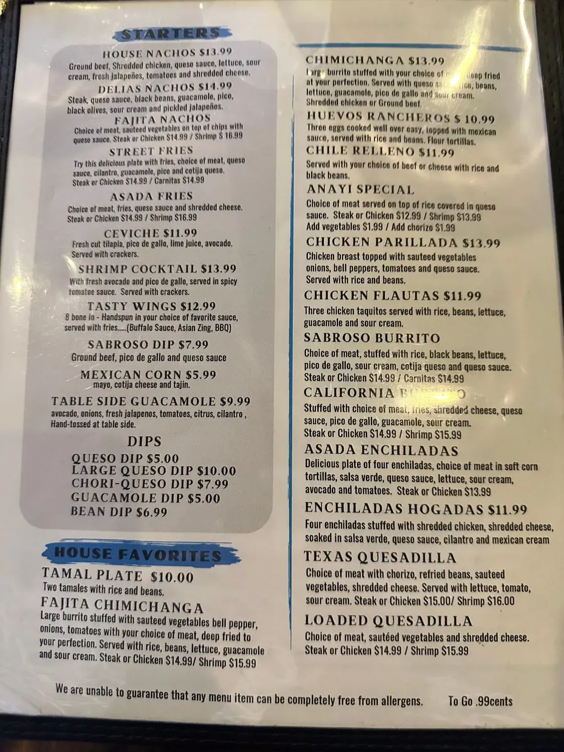 Menu 3