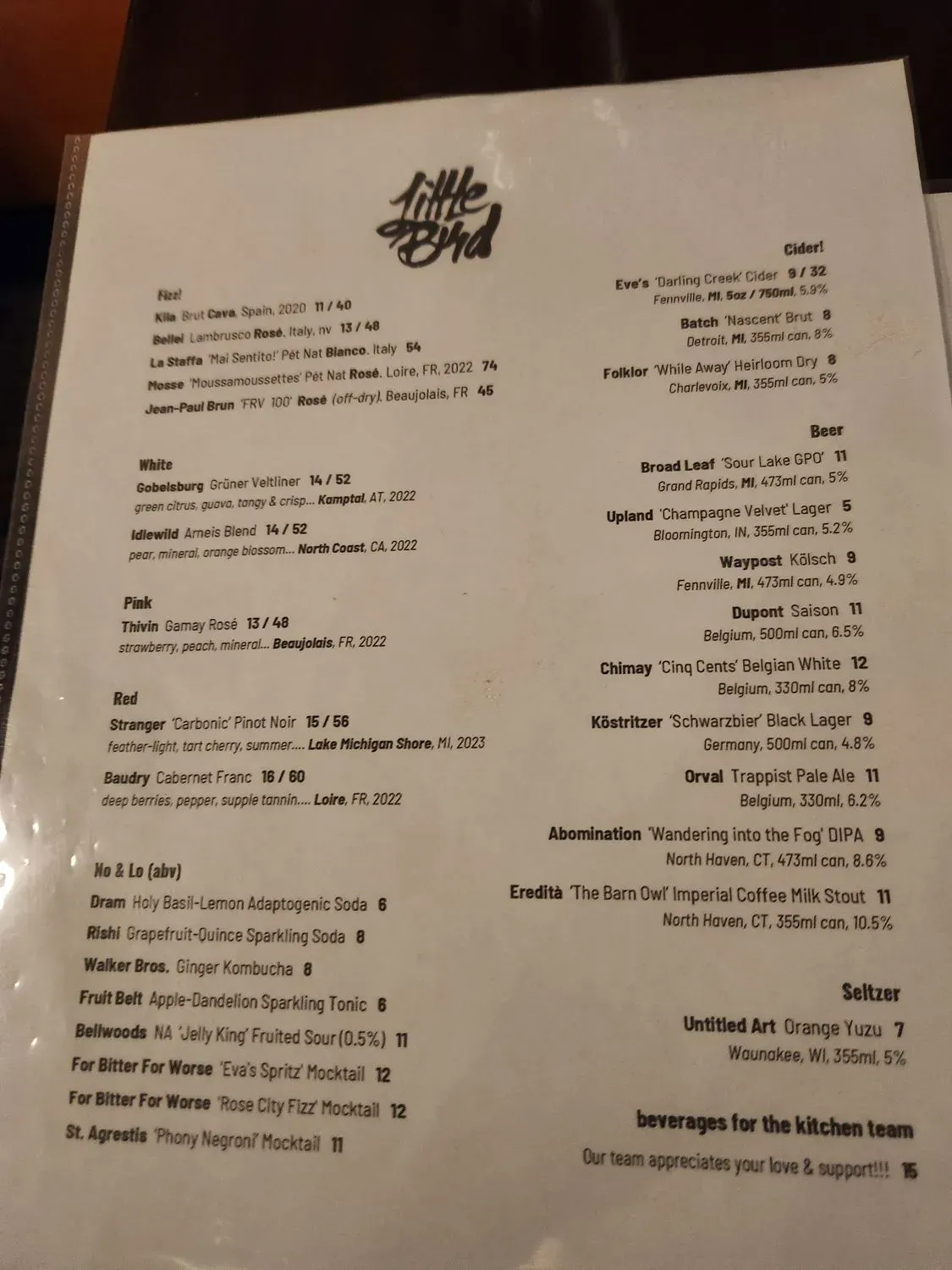 Menu 6