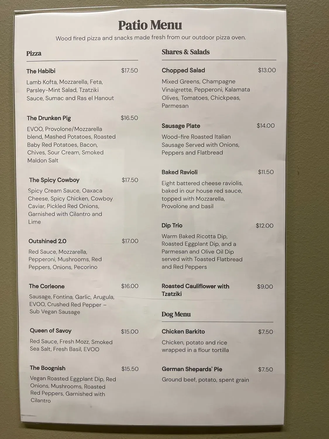 Menu 4