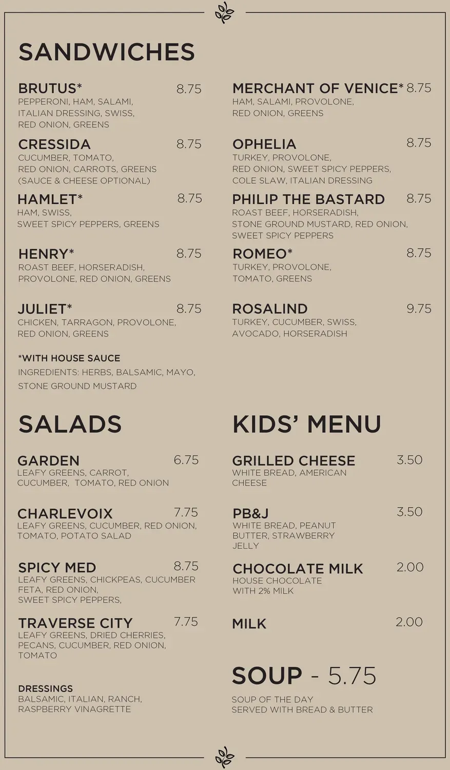 Menu 2