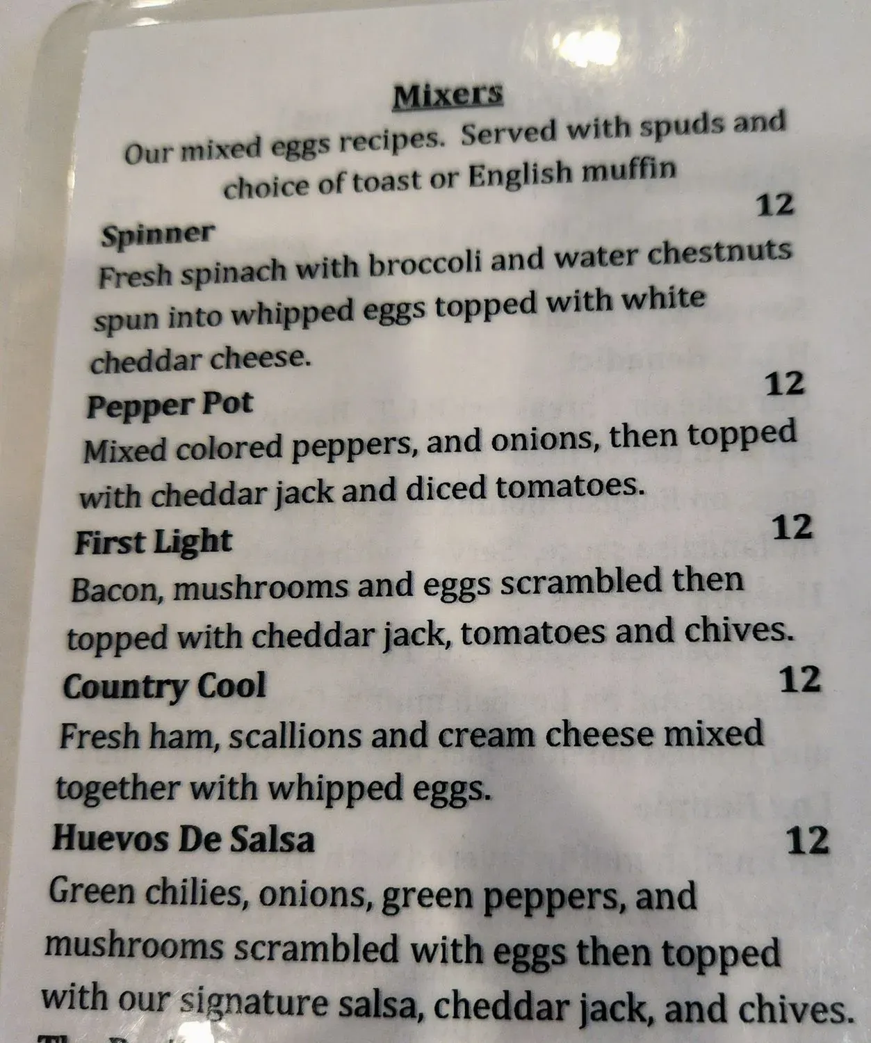 Menu 4