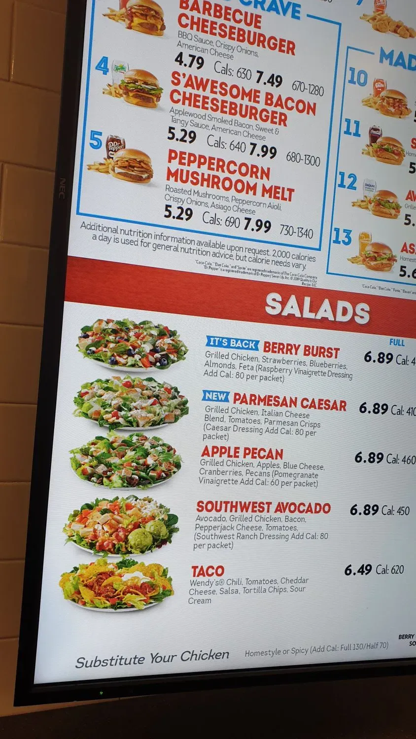 Menu 5