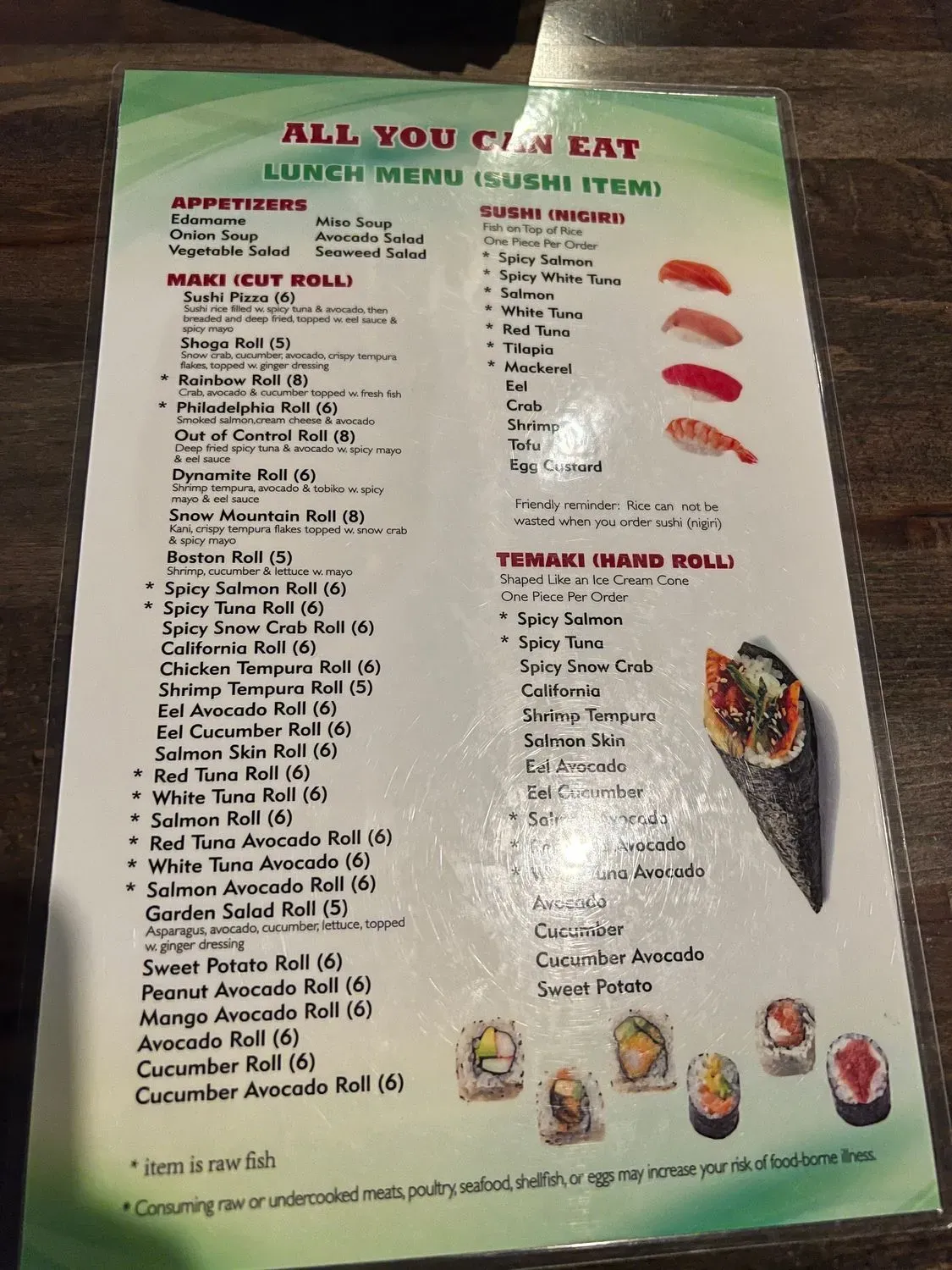 Menu 4