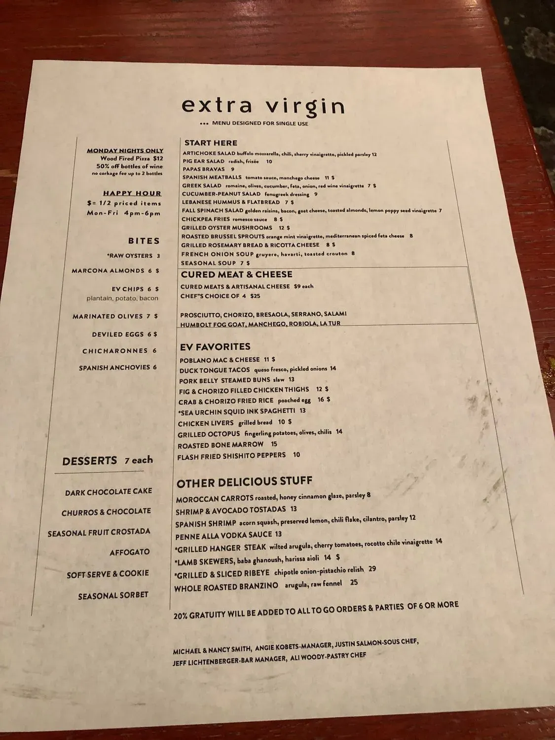 Menu 4