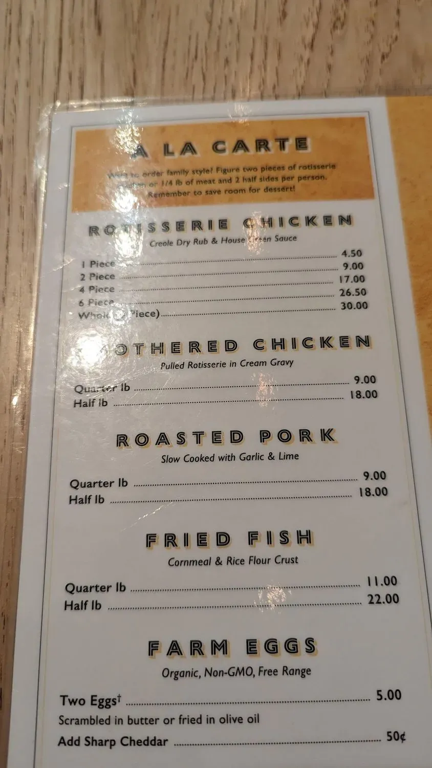 Menu 6