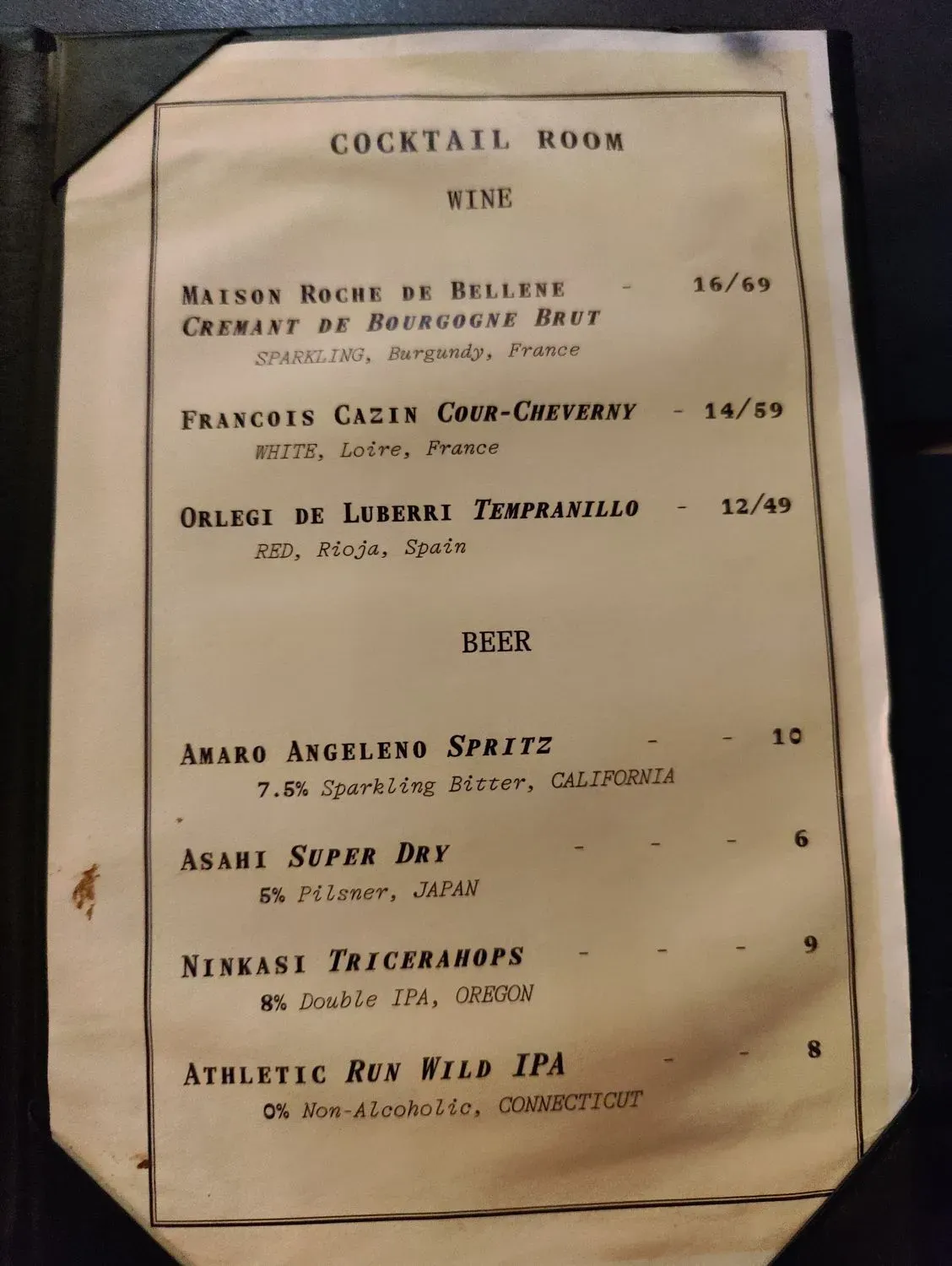 Menu 3