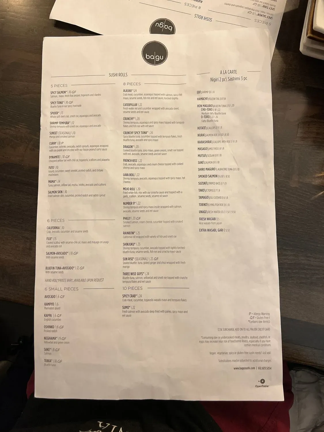 Menu 2