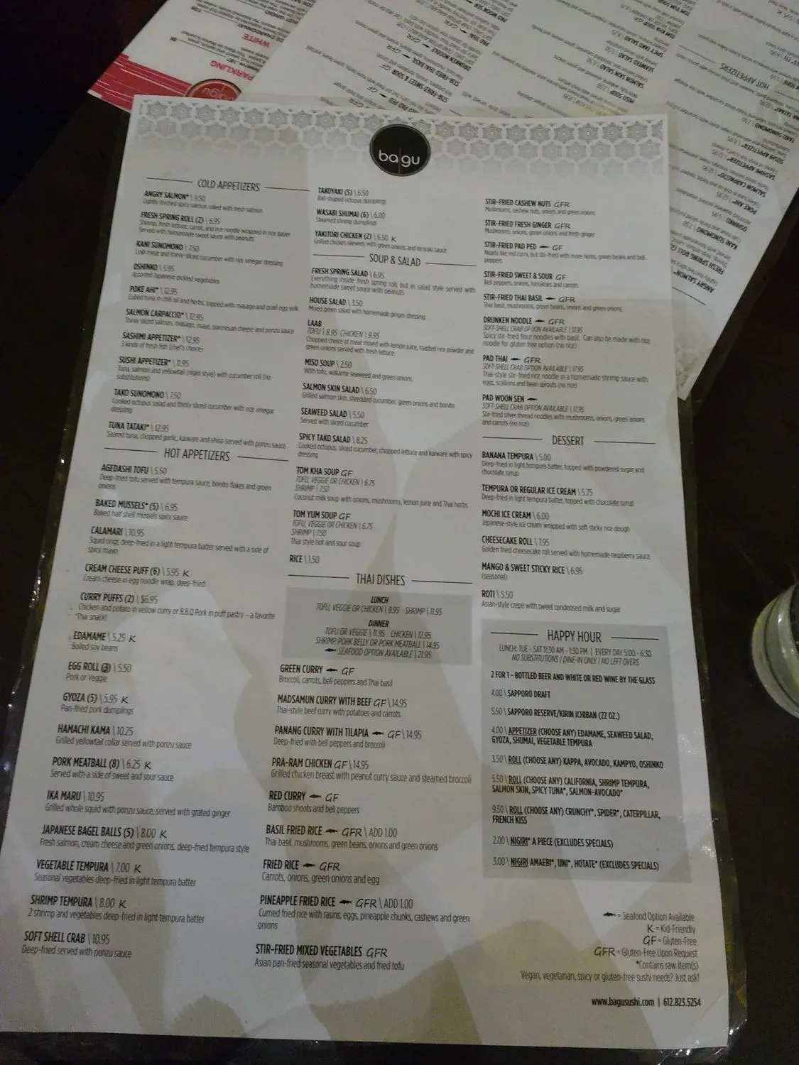 Menu 6