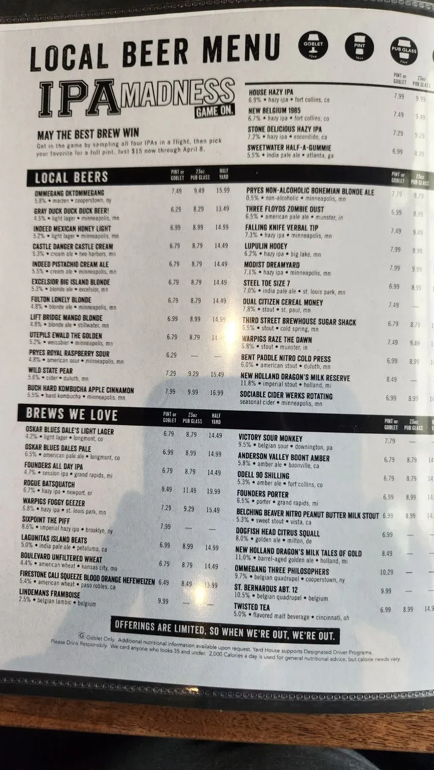 Menu 6