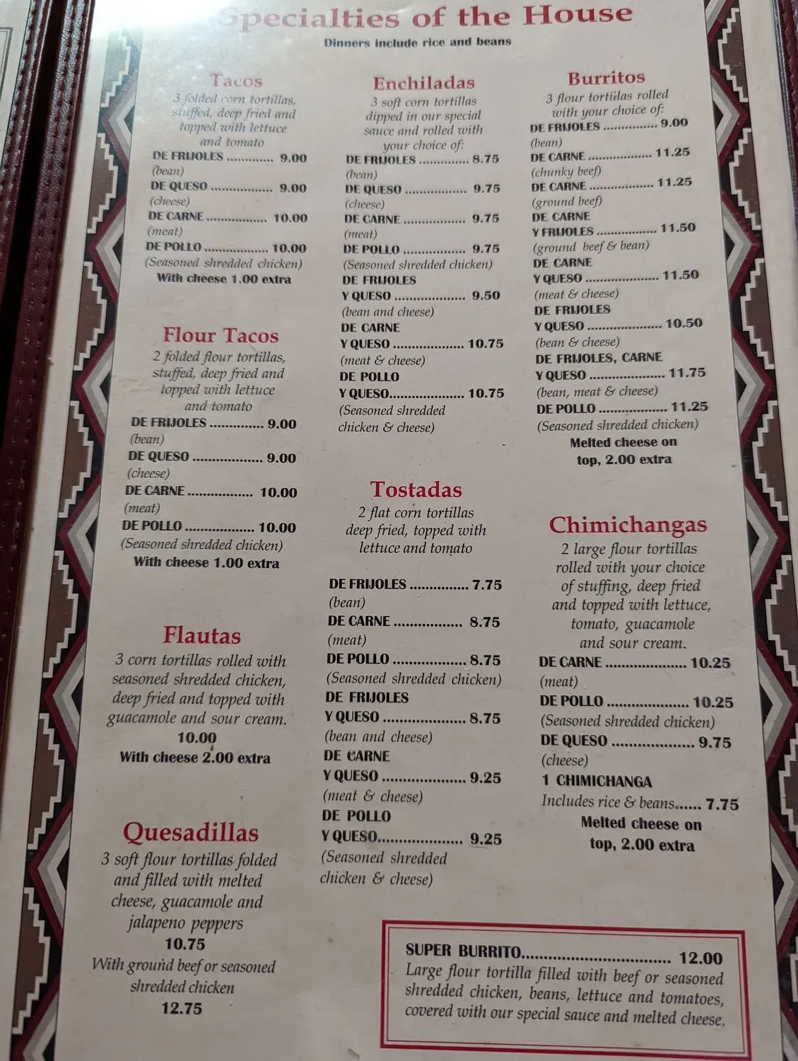 Menu 6