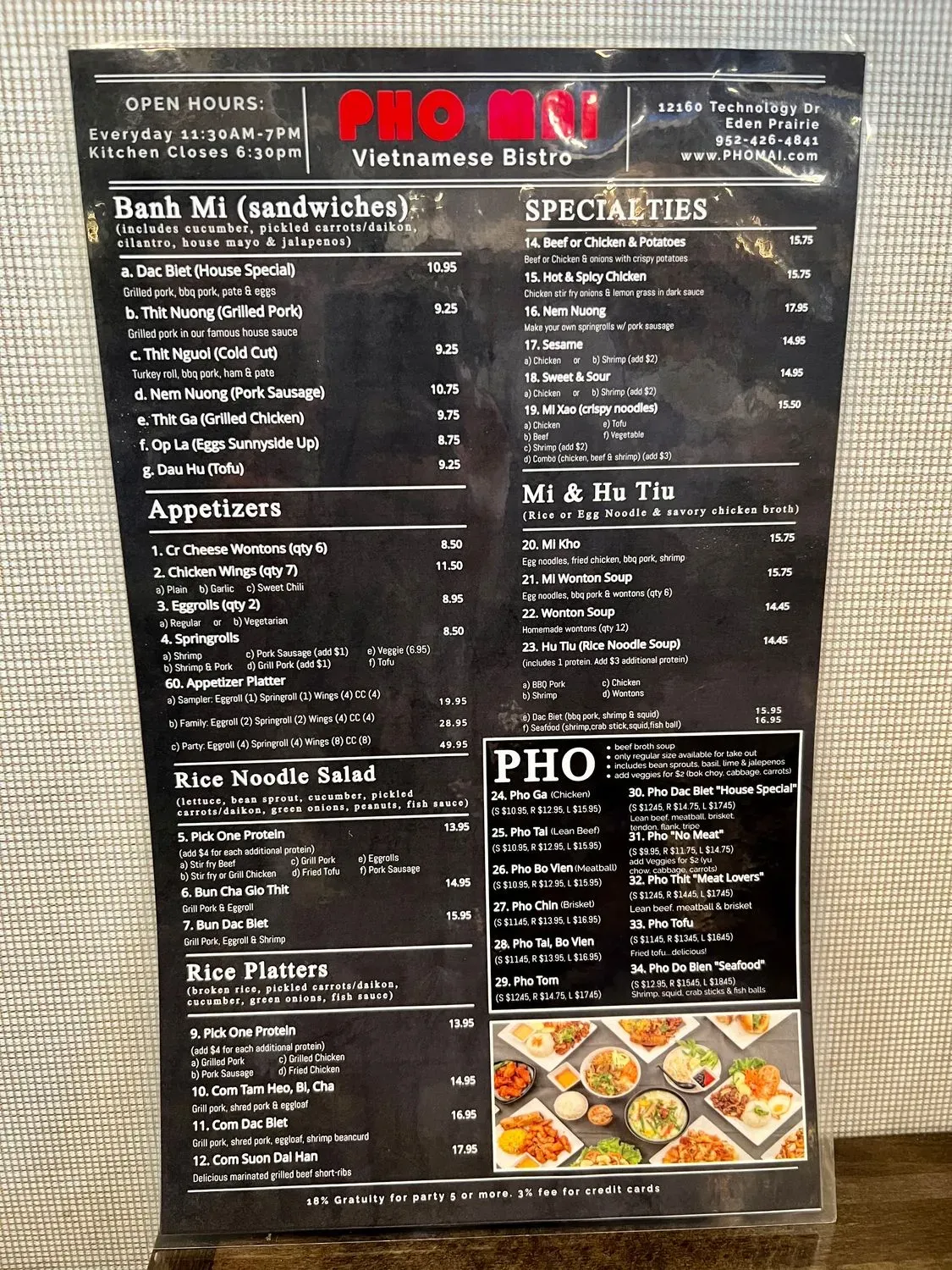 Menu 5