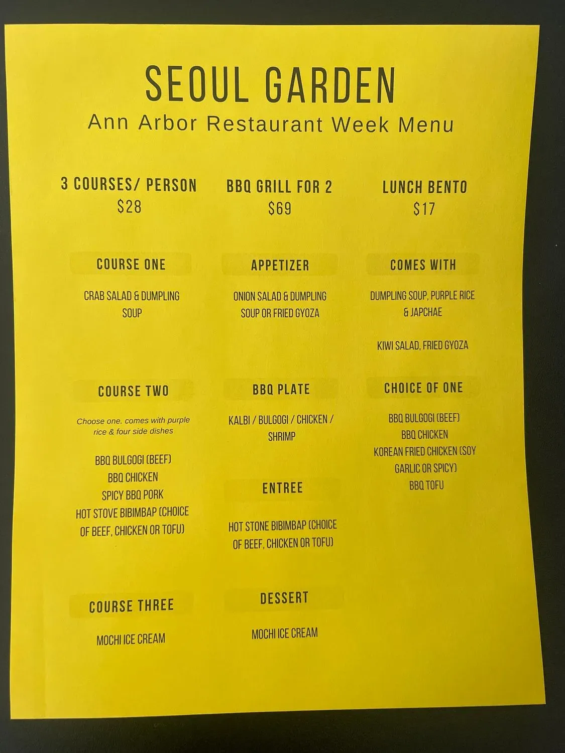 Menu 2