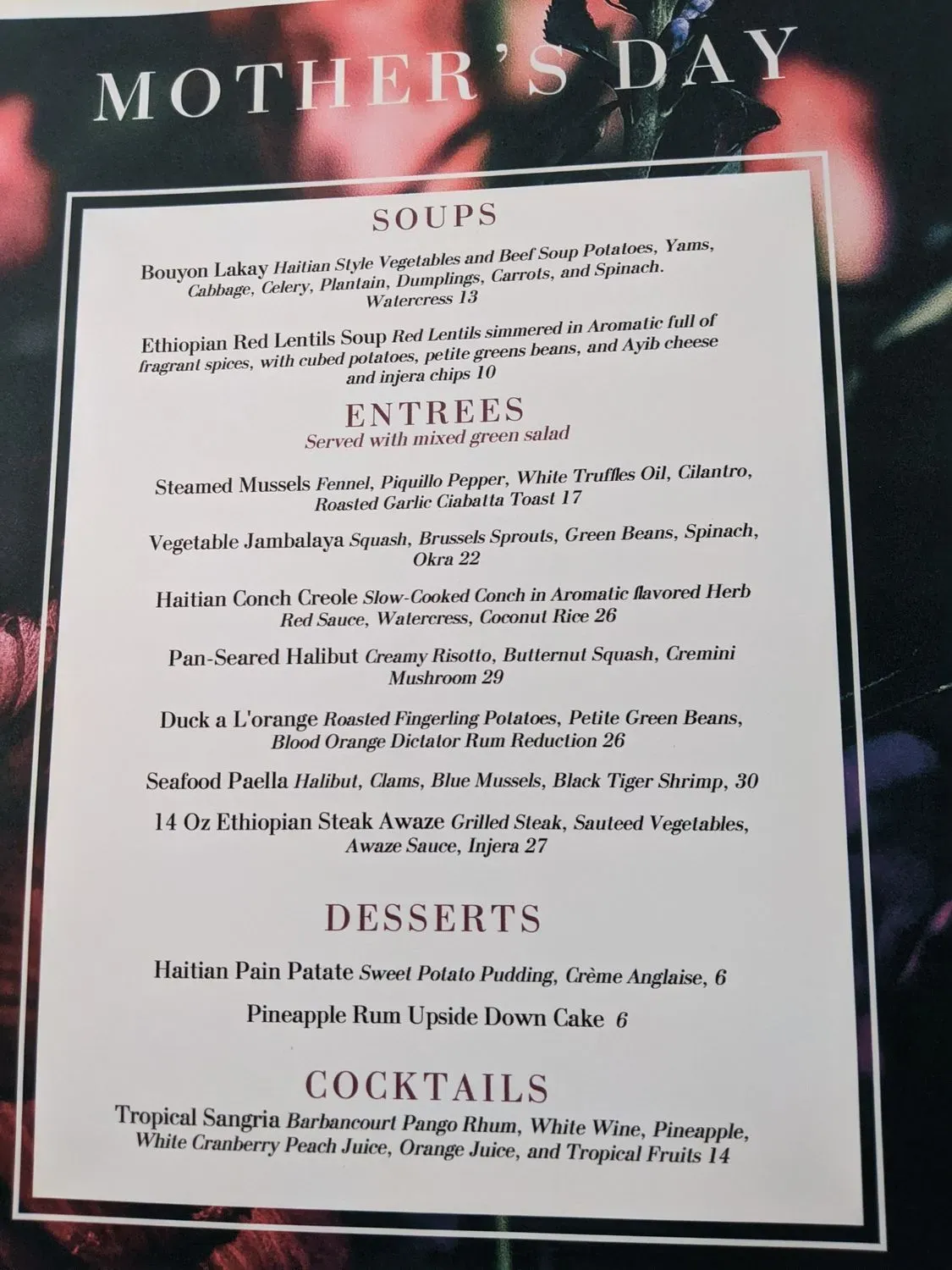 Menu 2