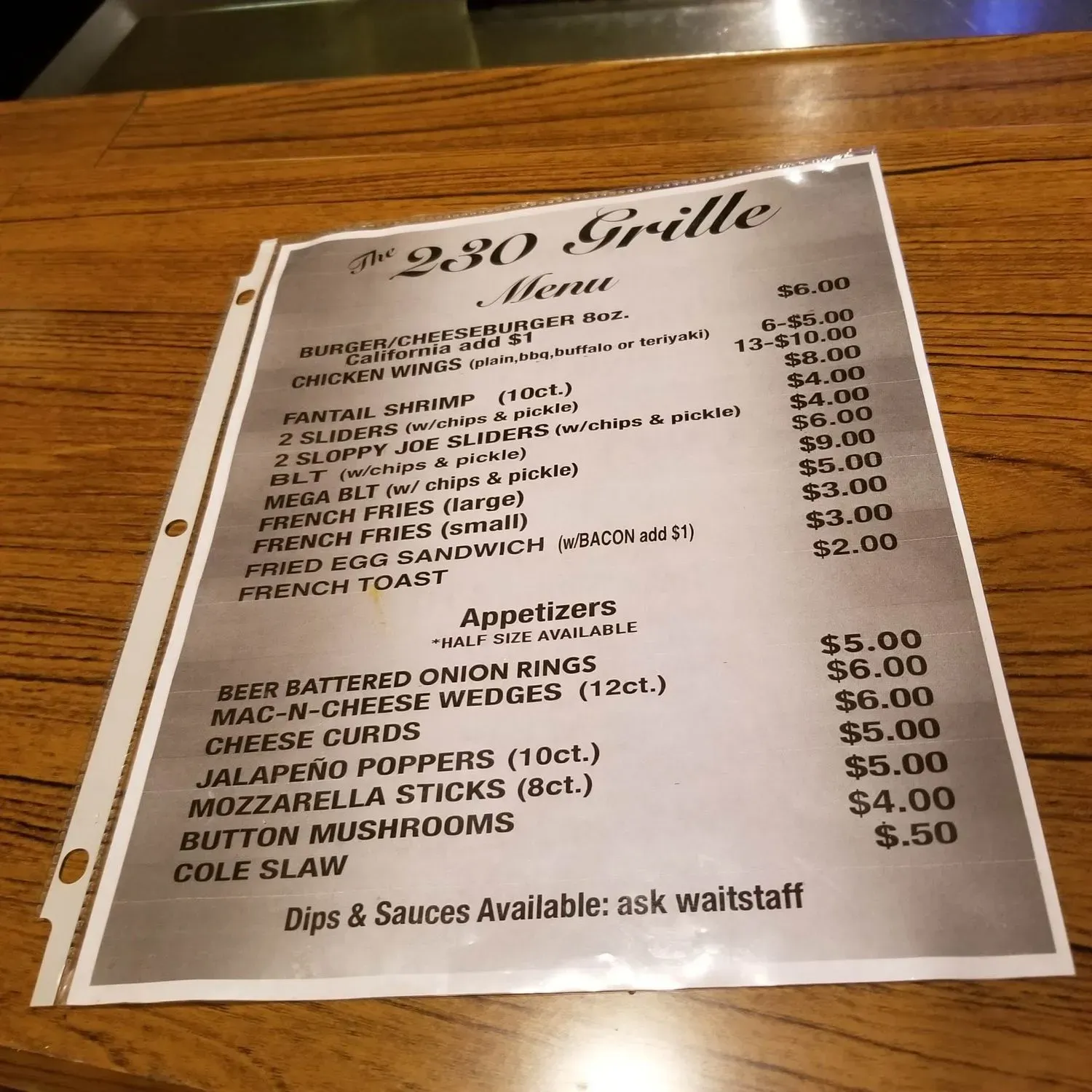 Menu 2