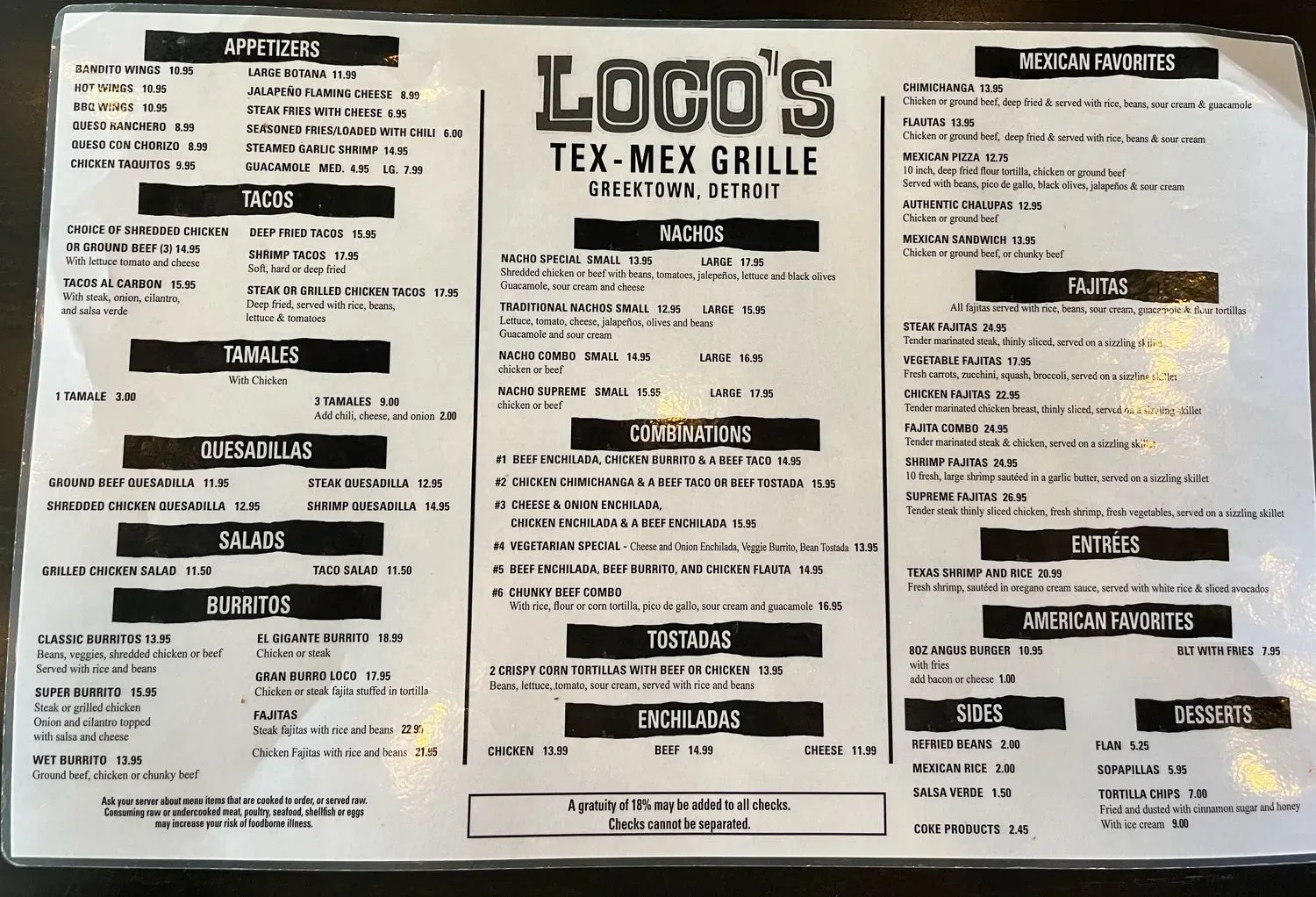 Menu 3