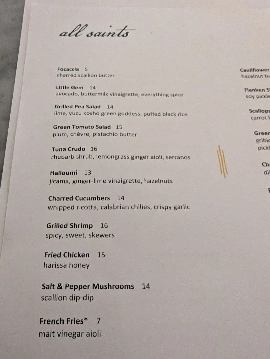 Menu 6