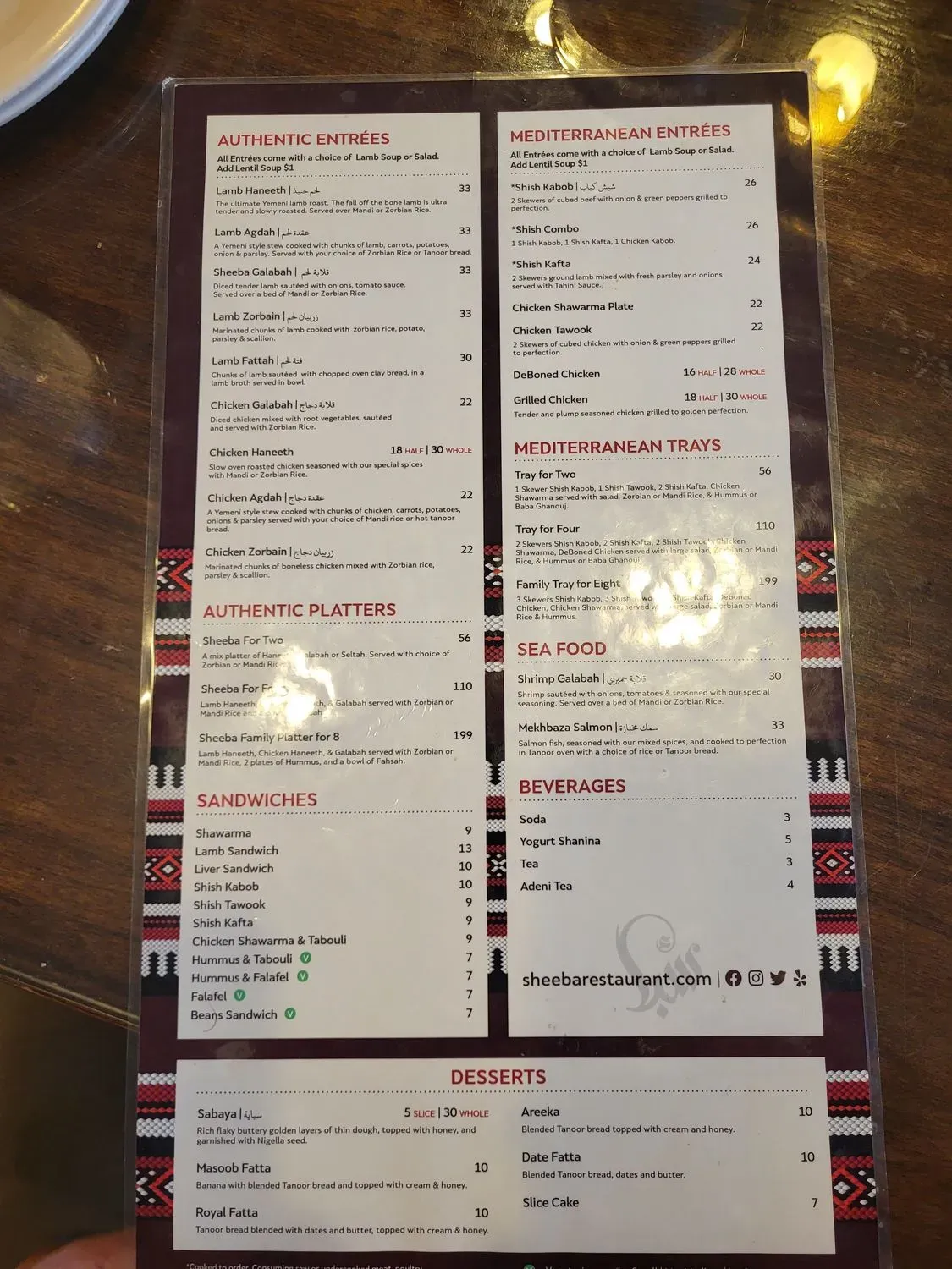 Menu 6