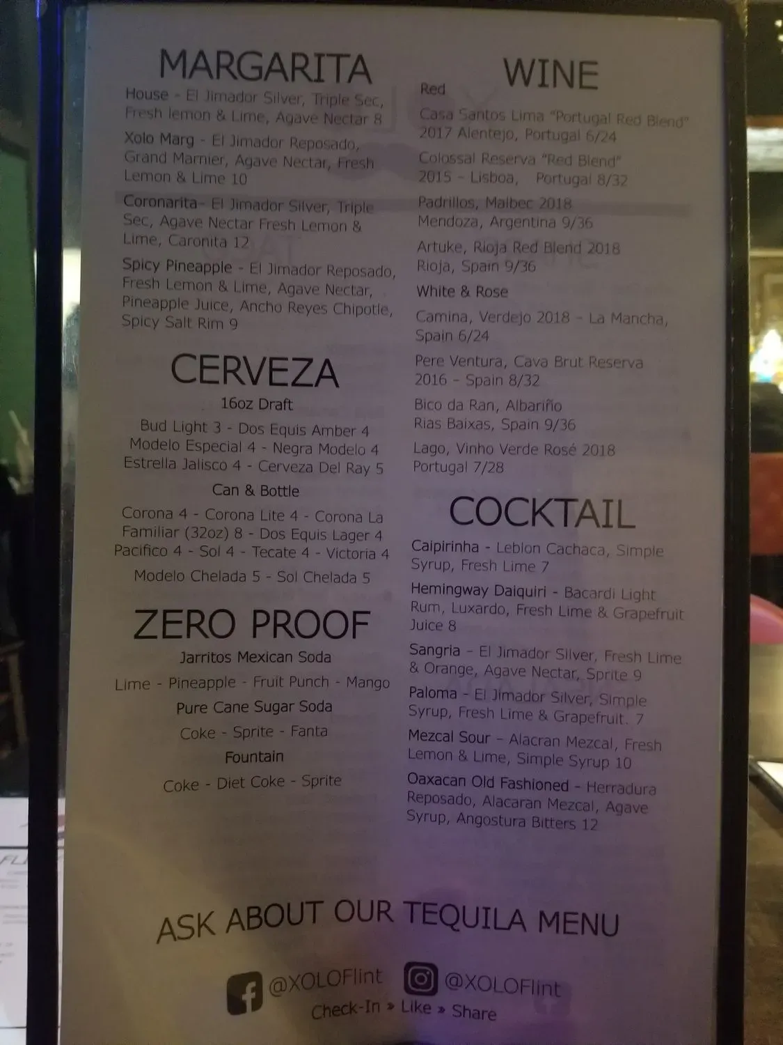 Menu 4