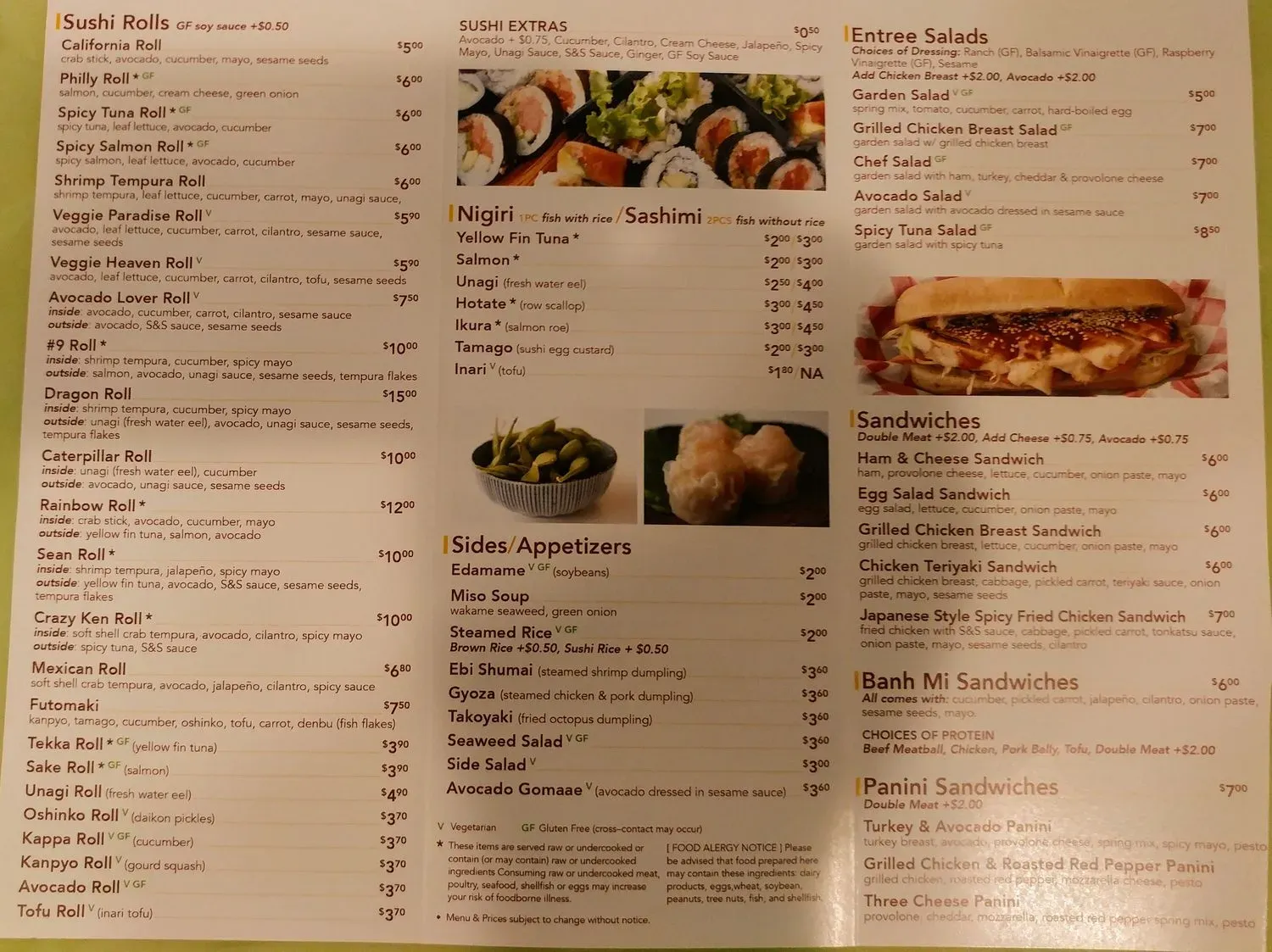 Menu 3